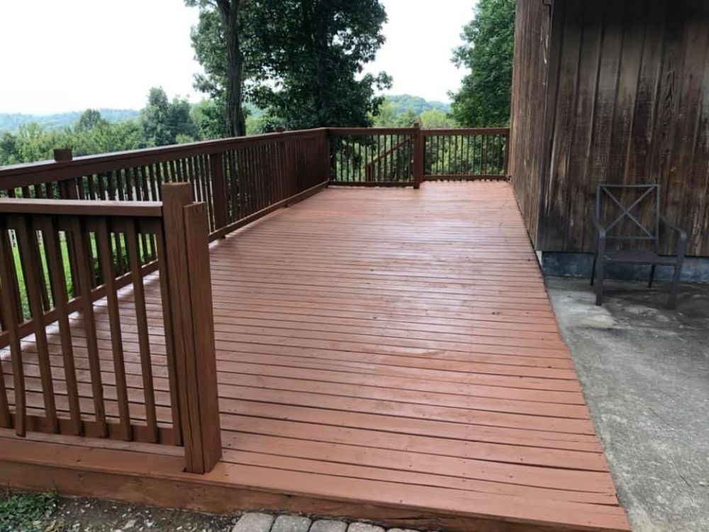 Full Deck Restoration and Staining in Morgantown, WV